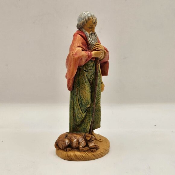 Fontanini 5" 1987 ABRAHAM 142 Holy Family Depose Italy Nativity Roman Simonelli - Picture 5 of 9